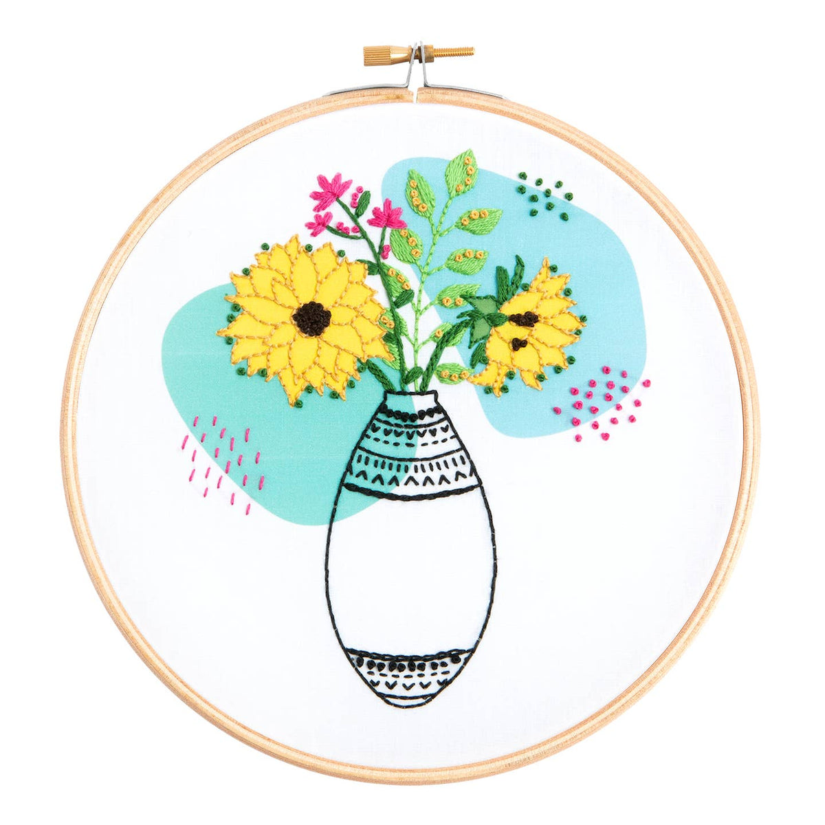 Sunshine embroidery kit