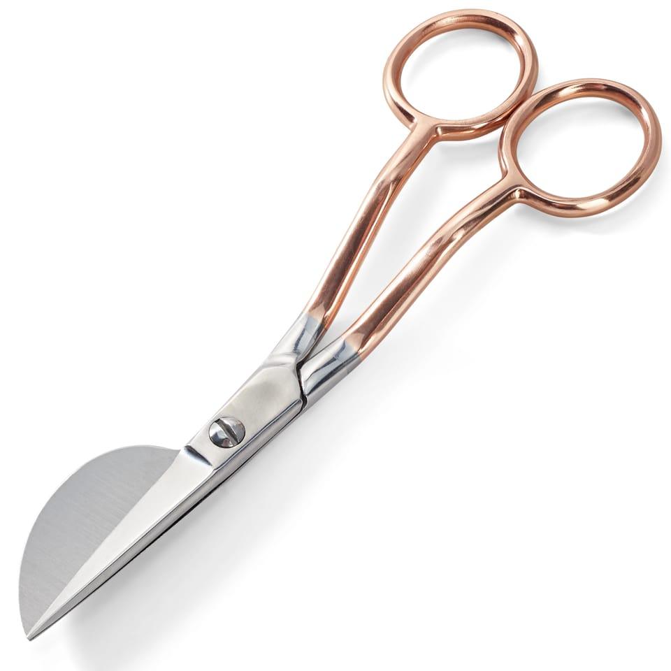 Applique scissors 15 cm rose gold