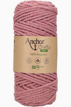 Anchor Crafty Macrame Yarn - Rose image