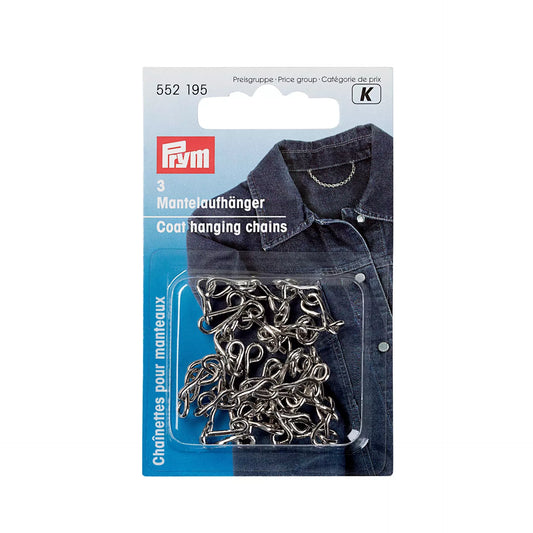 Coat Hanging Chains mild steel silver colour