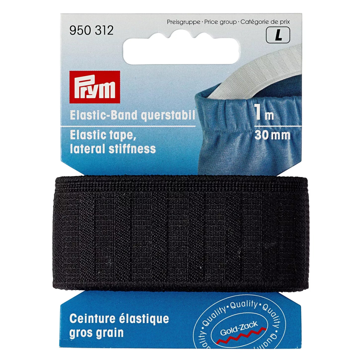 Elastic Tape lateral stiffness 30 mm black