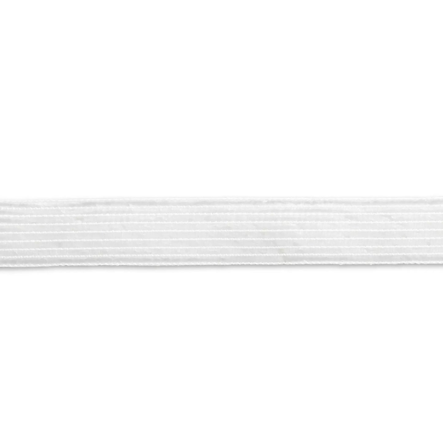 Shirring elastic, 25mm, white sold per meter