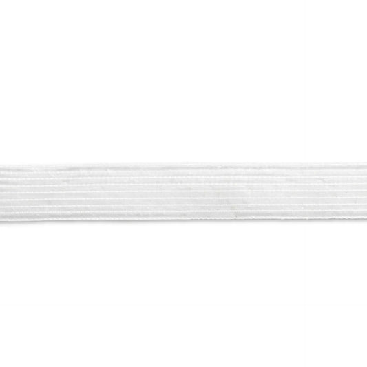 Shirring elastic, 25mm, white sold per meter