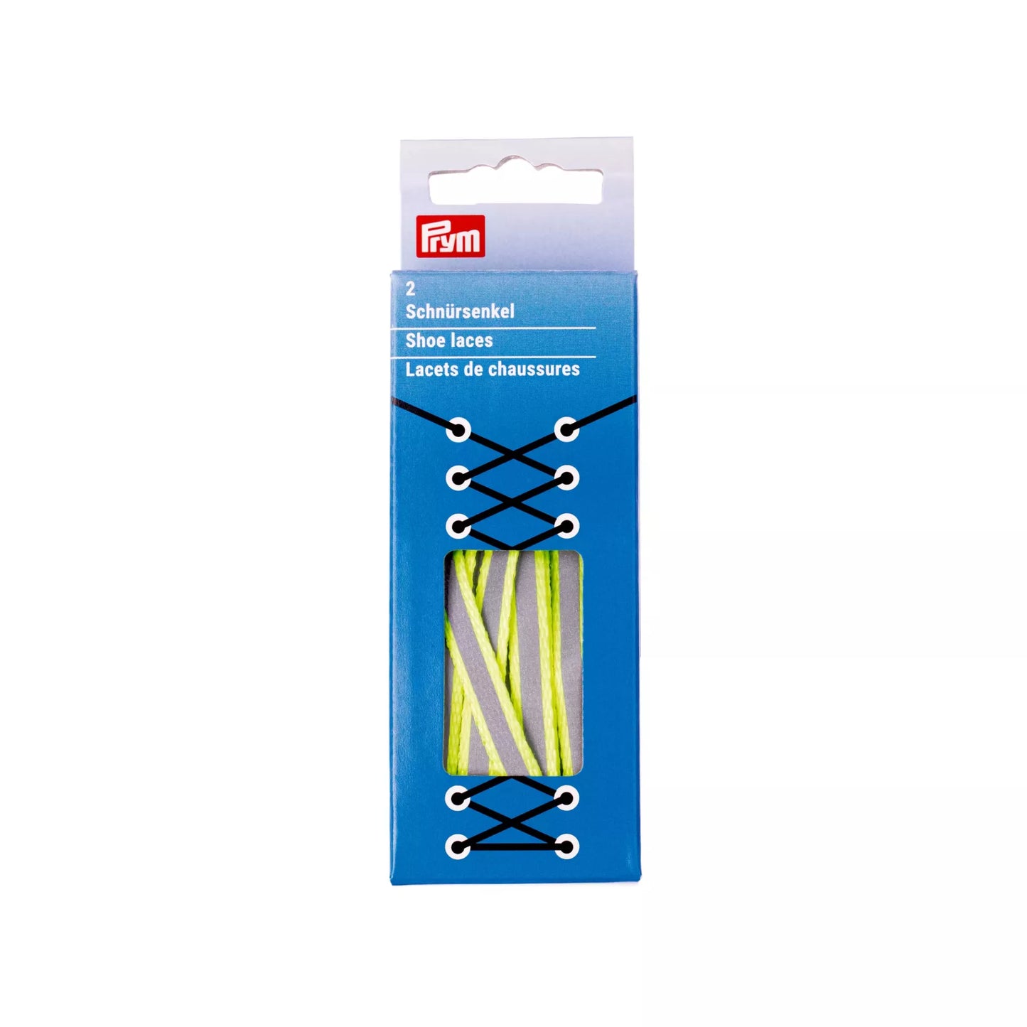 Flat laces reflect.8mm 120cm yellow/silver