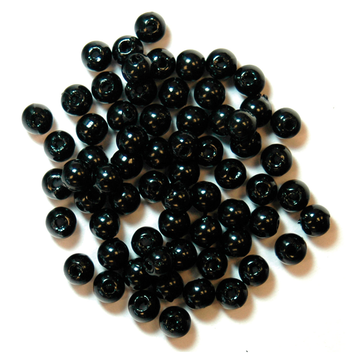 Black Beads 4mm