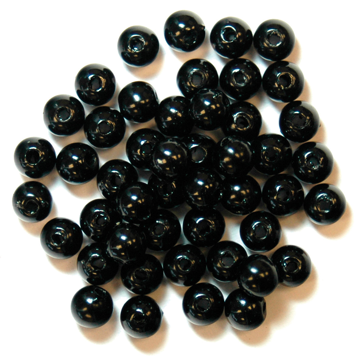 Black Pearl Beads 5mm pack of 40
