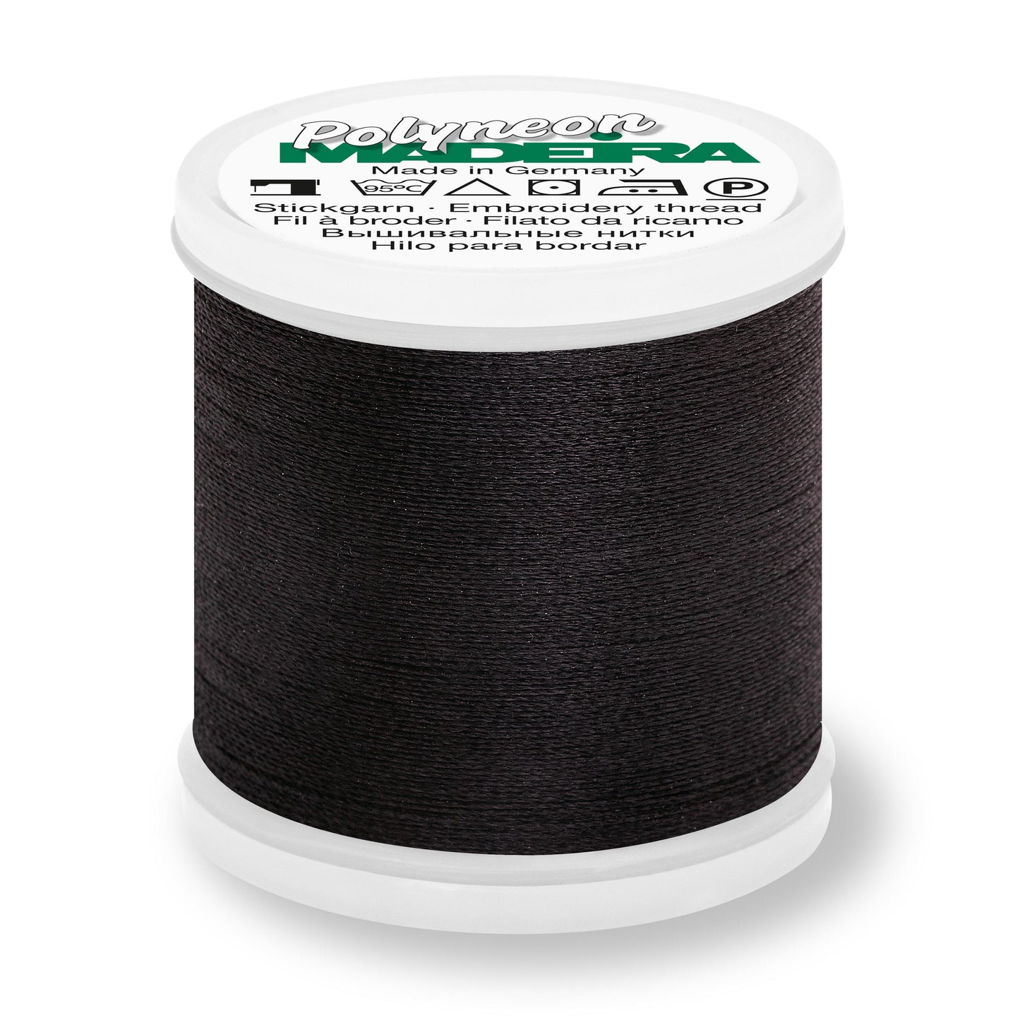 Madeira Polyneon No.40 Thread 400m Spool - Black