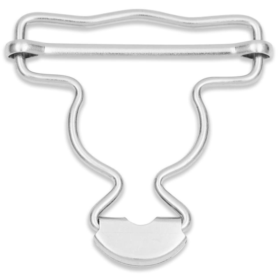 Prym Dungarees Buckles 40mm Silver Coloured - 2 Pieces