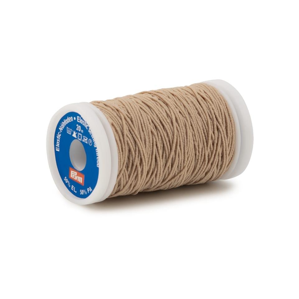 Elastic sewing threads 05mm sand