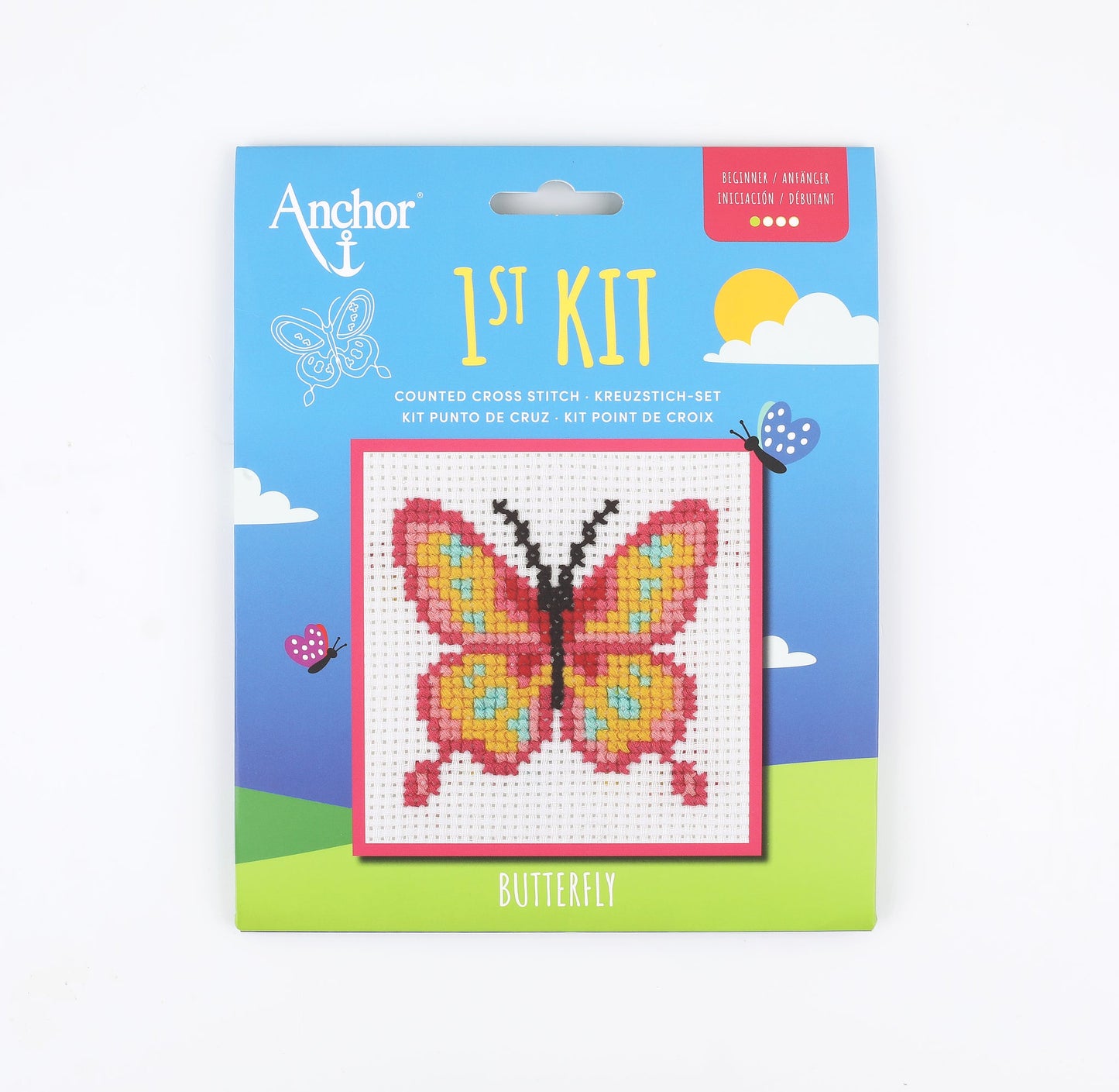 Anchor 1st Kit - Cross Stitch – BUTTERFLY