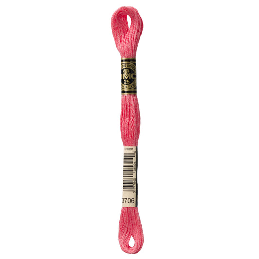 Mouliné Stranded Cotton: 8m: Skein - Flamingo