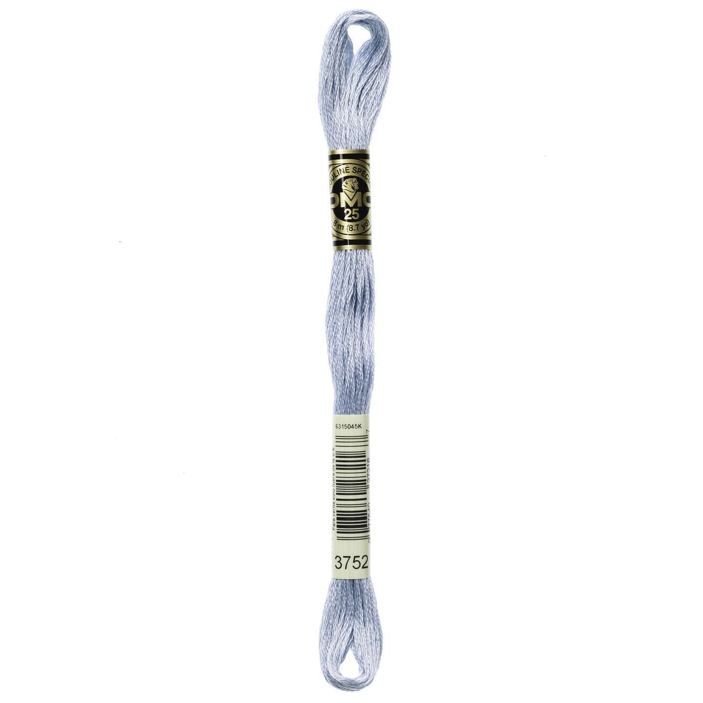 Mouliné Stranded Cotton: 8m: Skein - Light Porcelain Blue