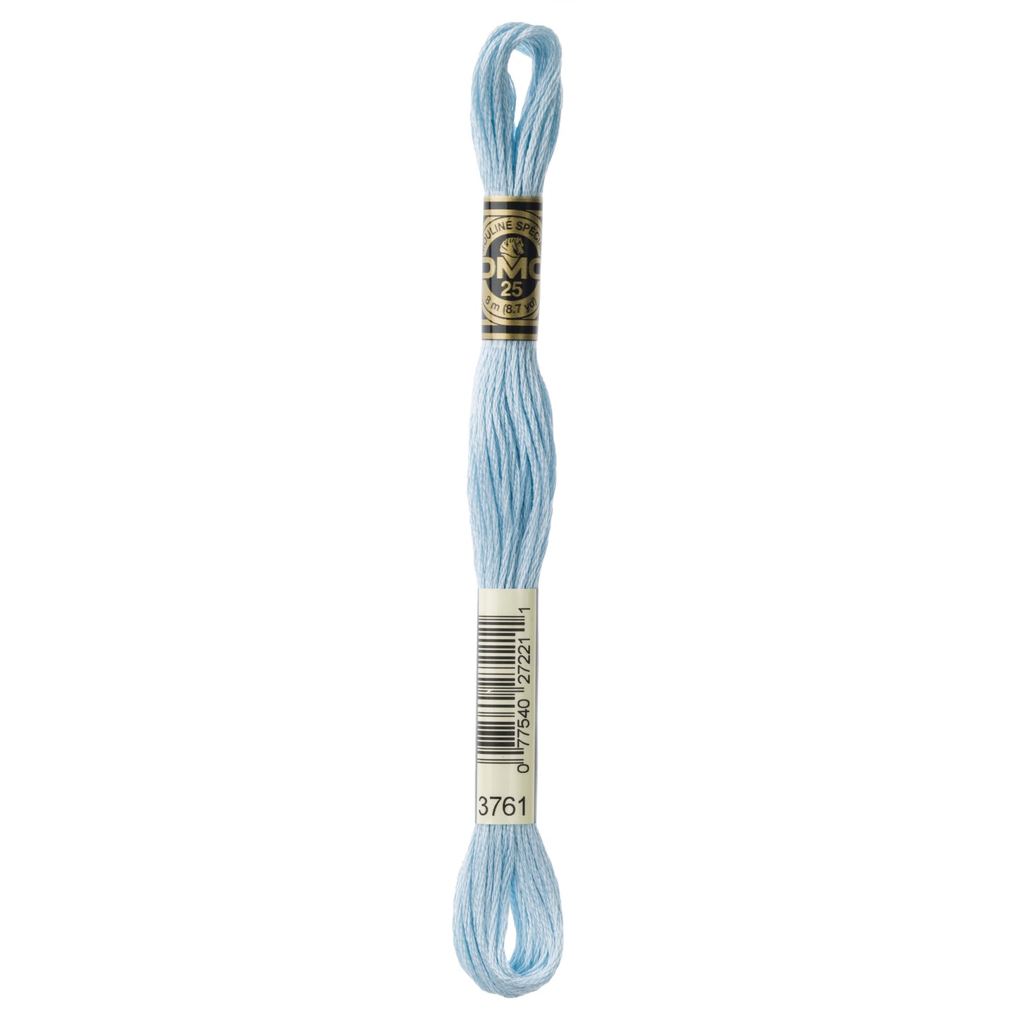 Mouliné Stranded Cotton: 8m: Skein - Aquamarine Blue