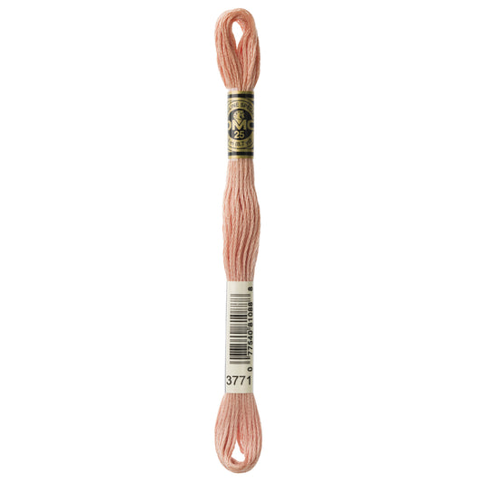 Mouliné Stranded Cotton: 8m: Skein - Pink Sand