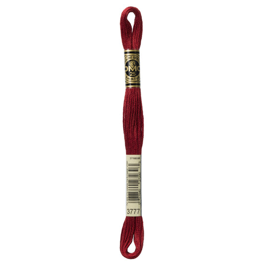 Mouliné Stranded Cotton: 8m: Skein - Red Leather