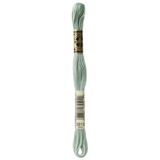 Mouliné Stranded Cotton: 8m: Skein - Lichen Green