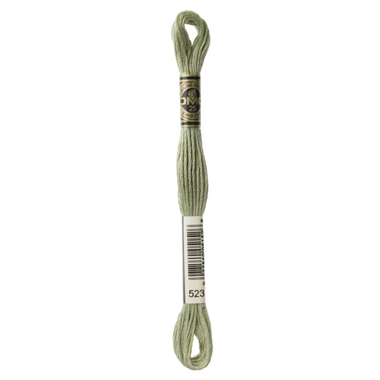 Mouliné Stranded Cotton: 8m: Skein - Green Ash