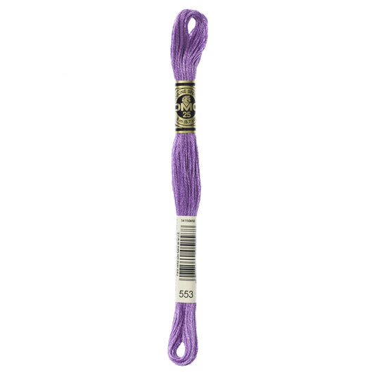 Mouliné Stranded Cotton: 8m: Skein - Violet Amethyst