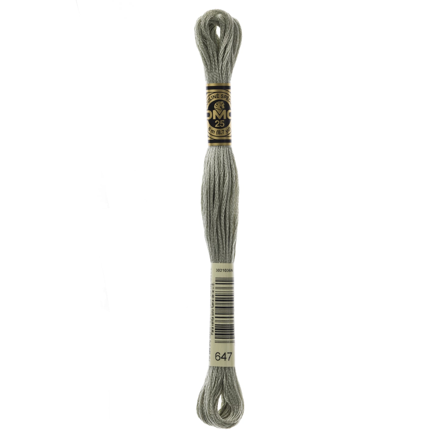 Mouliné Stranded Cotton: 8m: Skein - Rock Grey