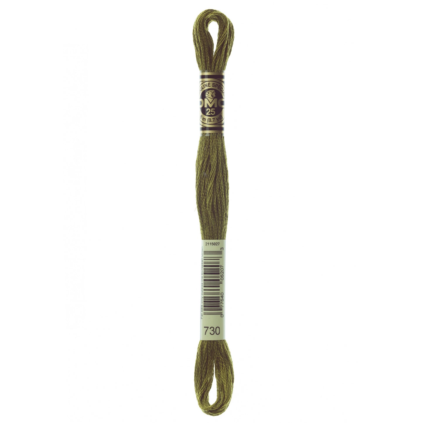Mouliné Stranded Cotton: 8m: Skein - Khaki