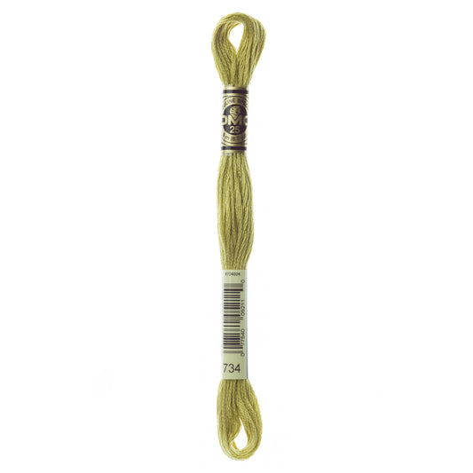 Mouliné Stranded Cotton: 8m: Skein - Broken Olive