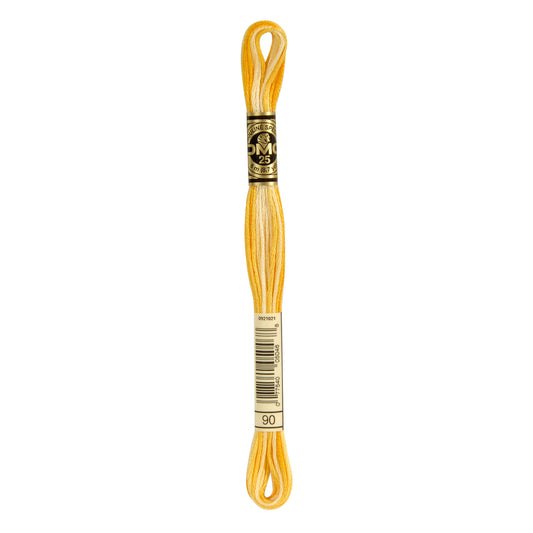Mouliné Stranded Cotton: 8m: Skein - Sunny Yellow Ombre