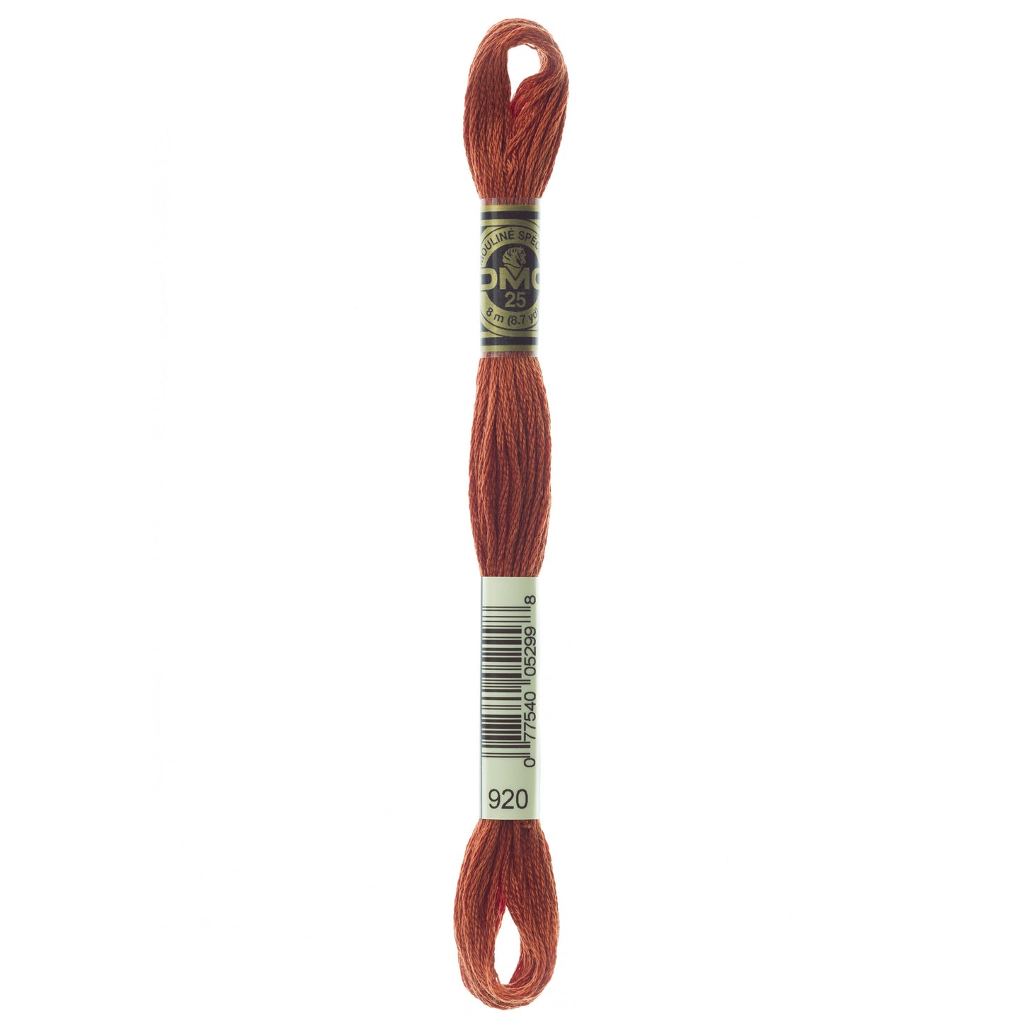 Mouliné Stranded Cotton: 8m: Skein - Sienna Ochre