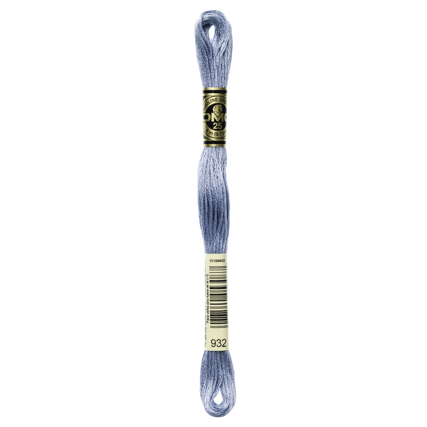 Mouliné Stranded Cotton: 8m: Skein - Blue Gull