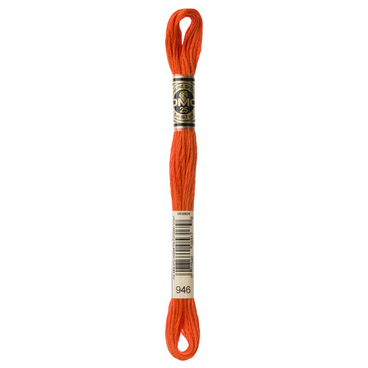 Mouliné Stranded Cotton: 8m: Skein - Fire