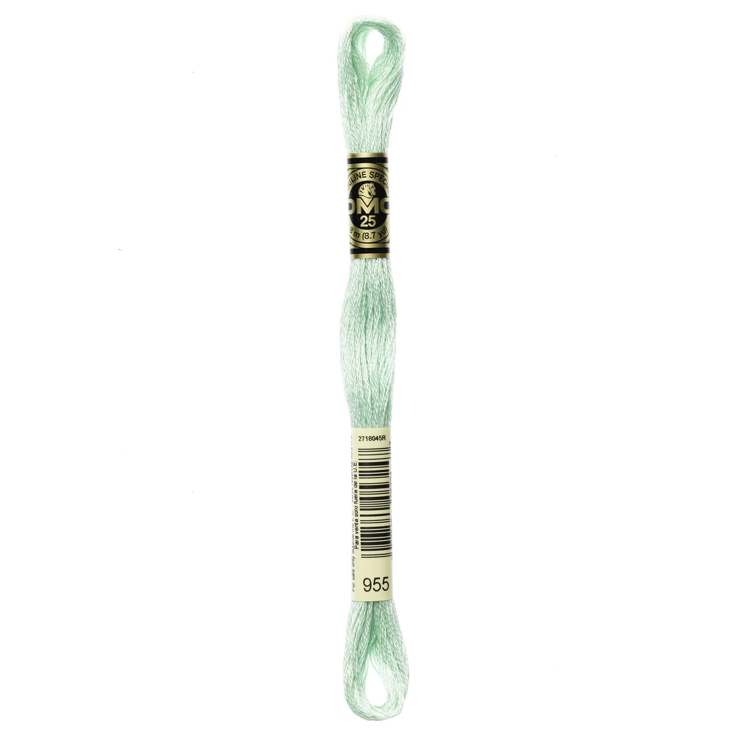 Mouliné Stranded Cotton: 8m: Skein - Pale Green
