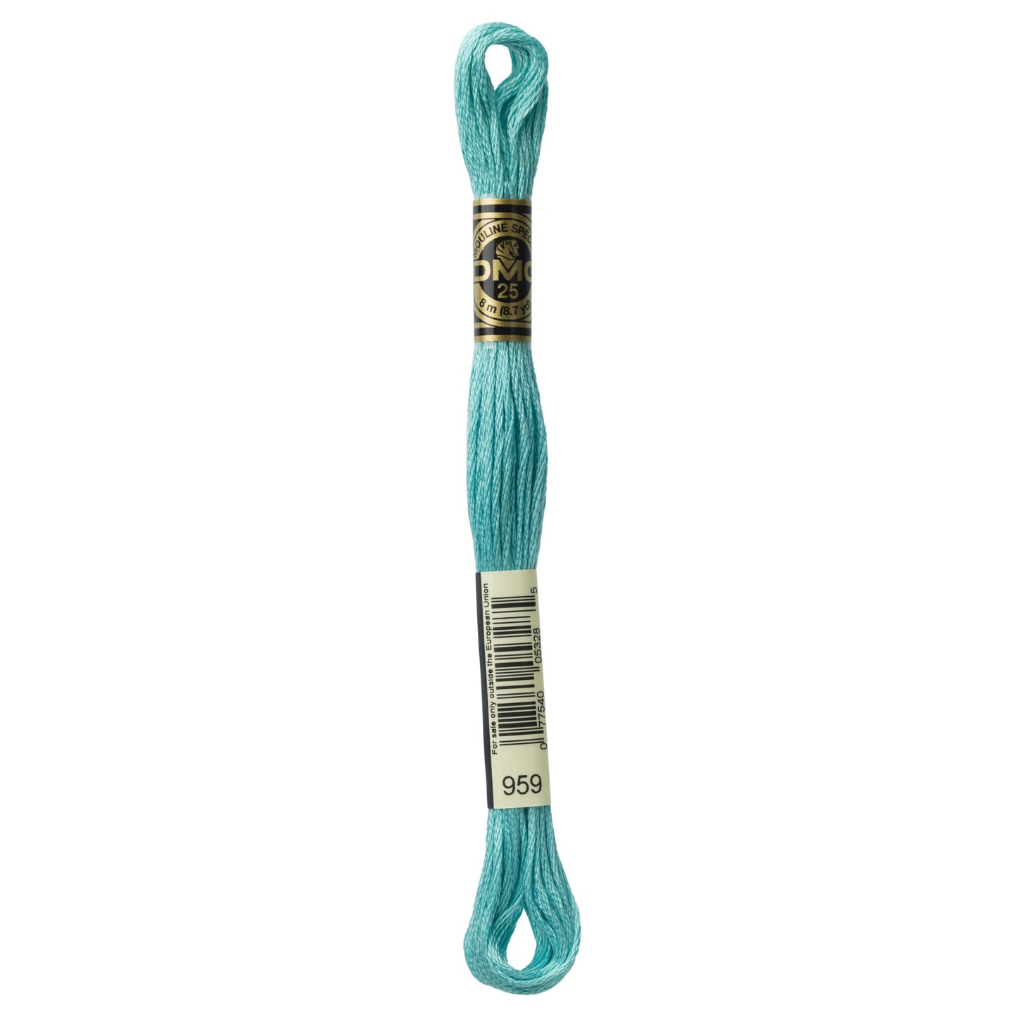 Mouliné Stranded Cotton: 8m: Skein - Pale Viridian