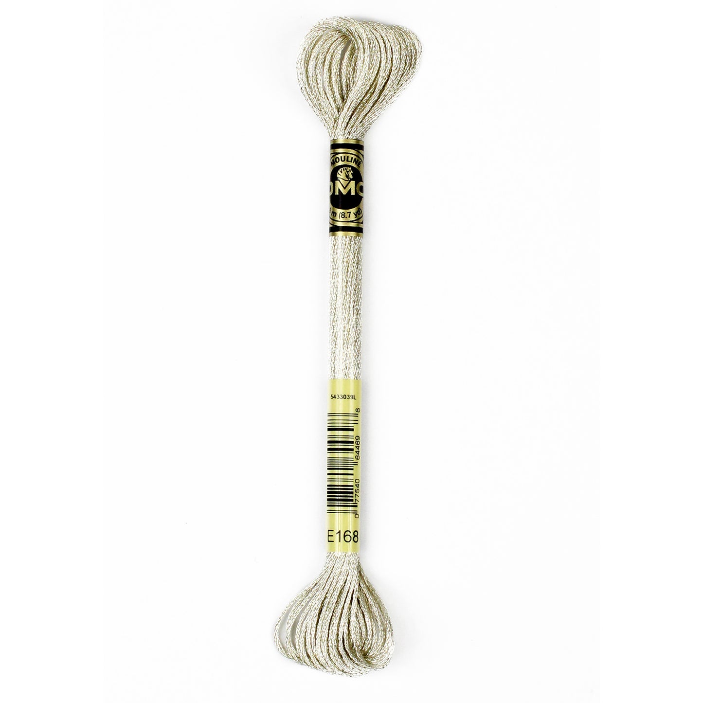 Light Effects Thread: 8m: Skein - Metallic Town Mouse Grey