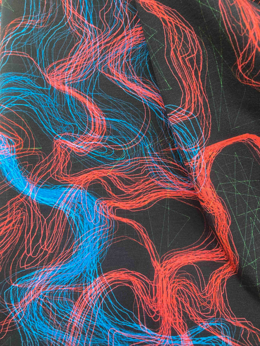 Little Johnny - Laser Quest Cotton Jersey - Black