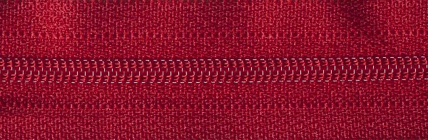 Nylon Dress Zip 20cm Red