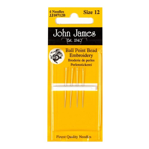 Short Beading Needle: size 12