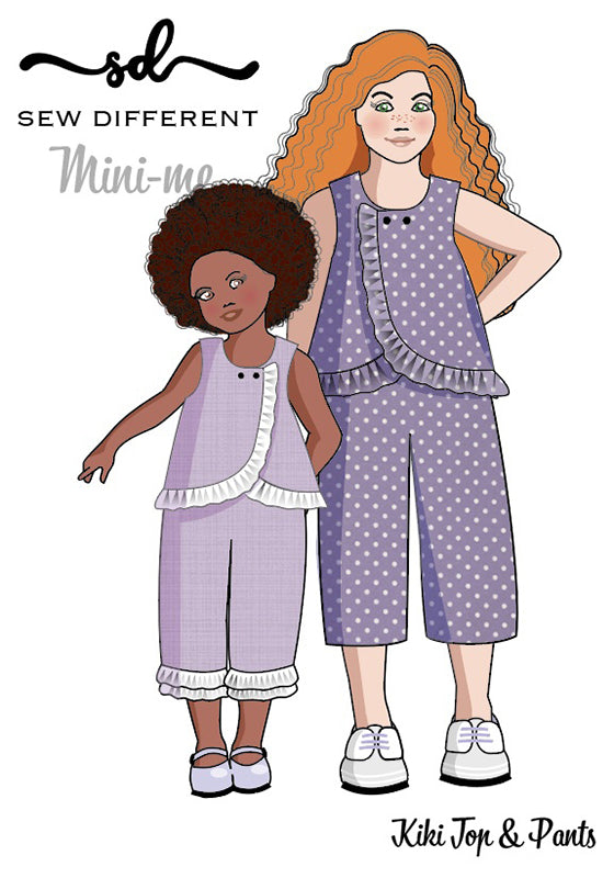 Kiki Pants & Top - Mini-me sketch