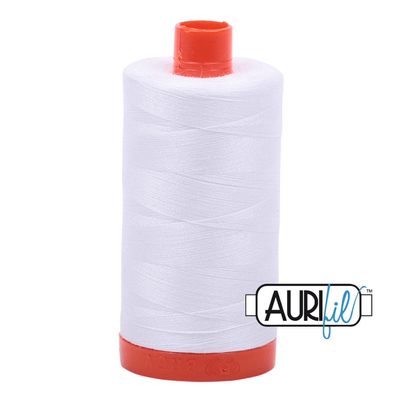 Aurifil Cotton Thread - 50's Weight - 1300 metres - White (2024)