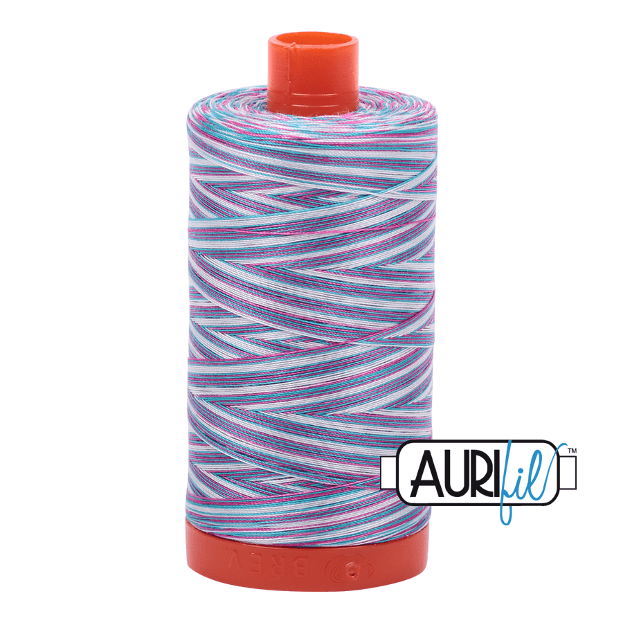 Variegated (4647) Aurifil Cotton Thread - 50's Weight - 1300 metres