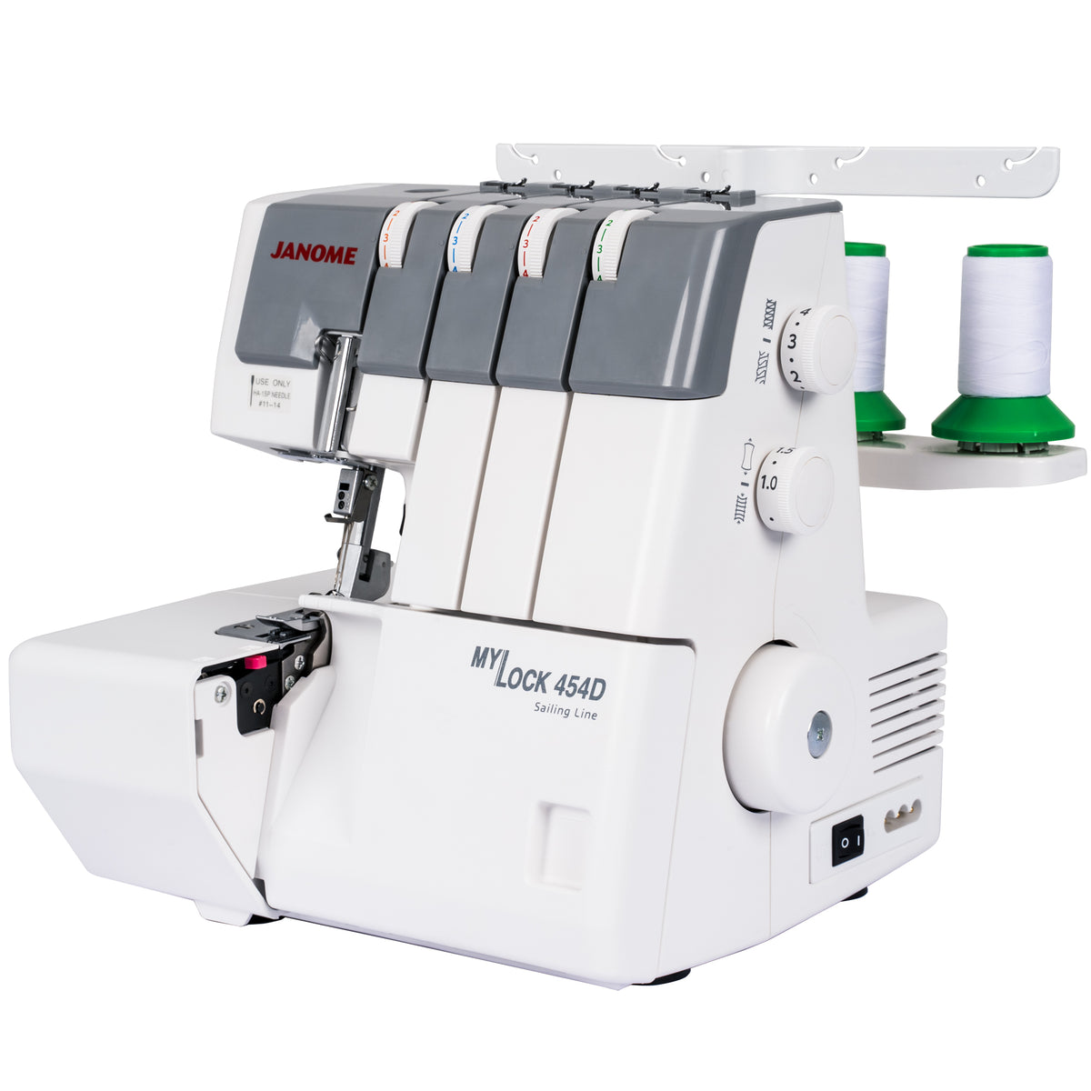 Janome ML454D 3/4 thread Overlocker with improved fabric feed - 8-piece feed dog ***Special Purchase - Save £60***