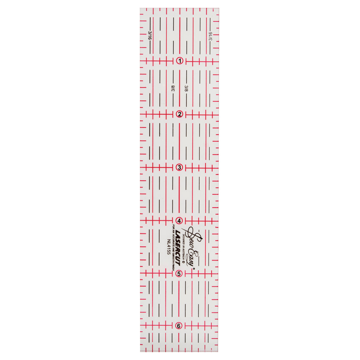 Patchwork Ruler 6.5 x 1.5 inches