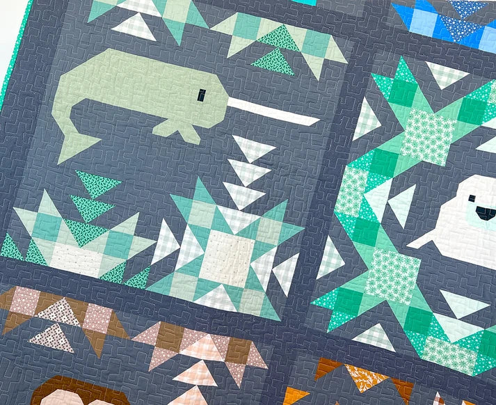 Elizabeth Hartman Pattern North Stars Sampler Quilt