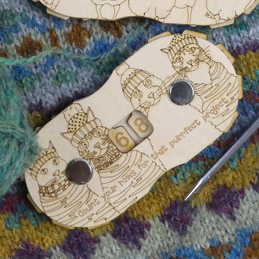 Knitting Puffin Row Counter