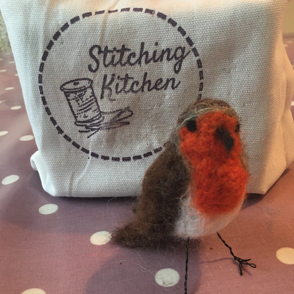 Bird Needle Felting Kit - Robin