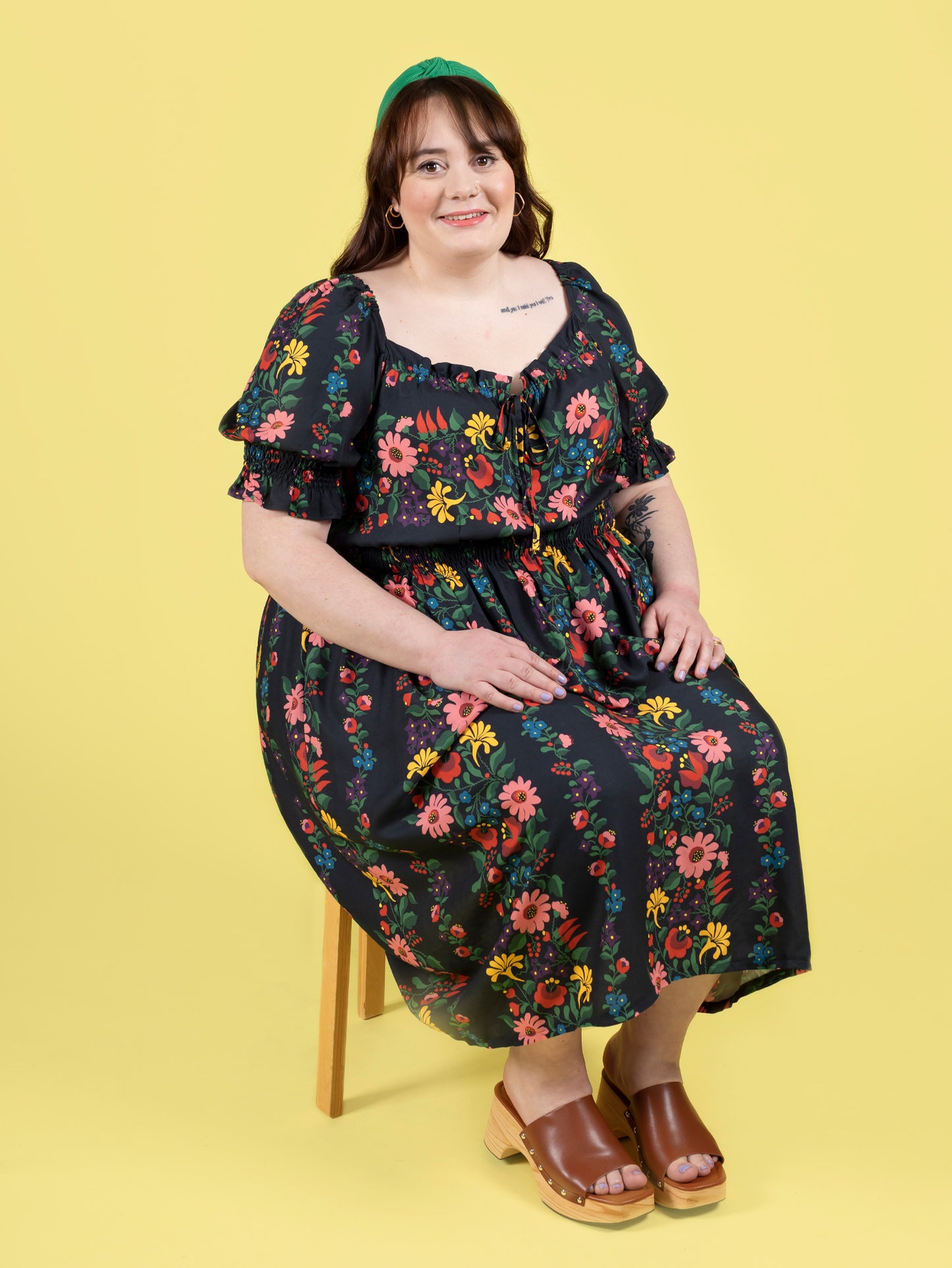 Image of Mabel dress seated