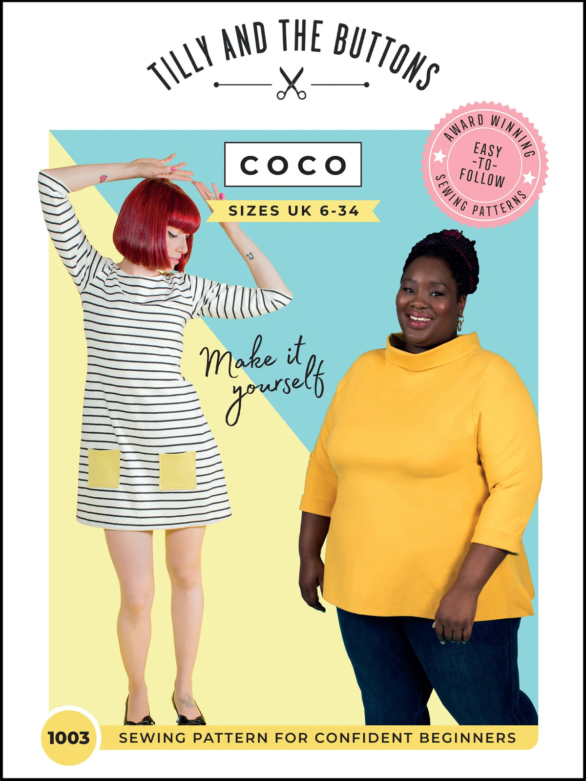 Coco Top and Dress by Tilly and the Buttons - full size range