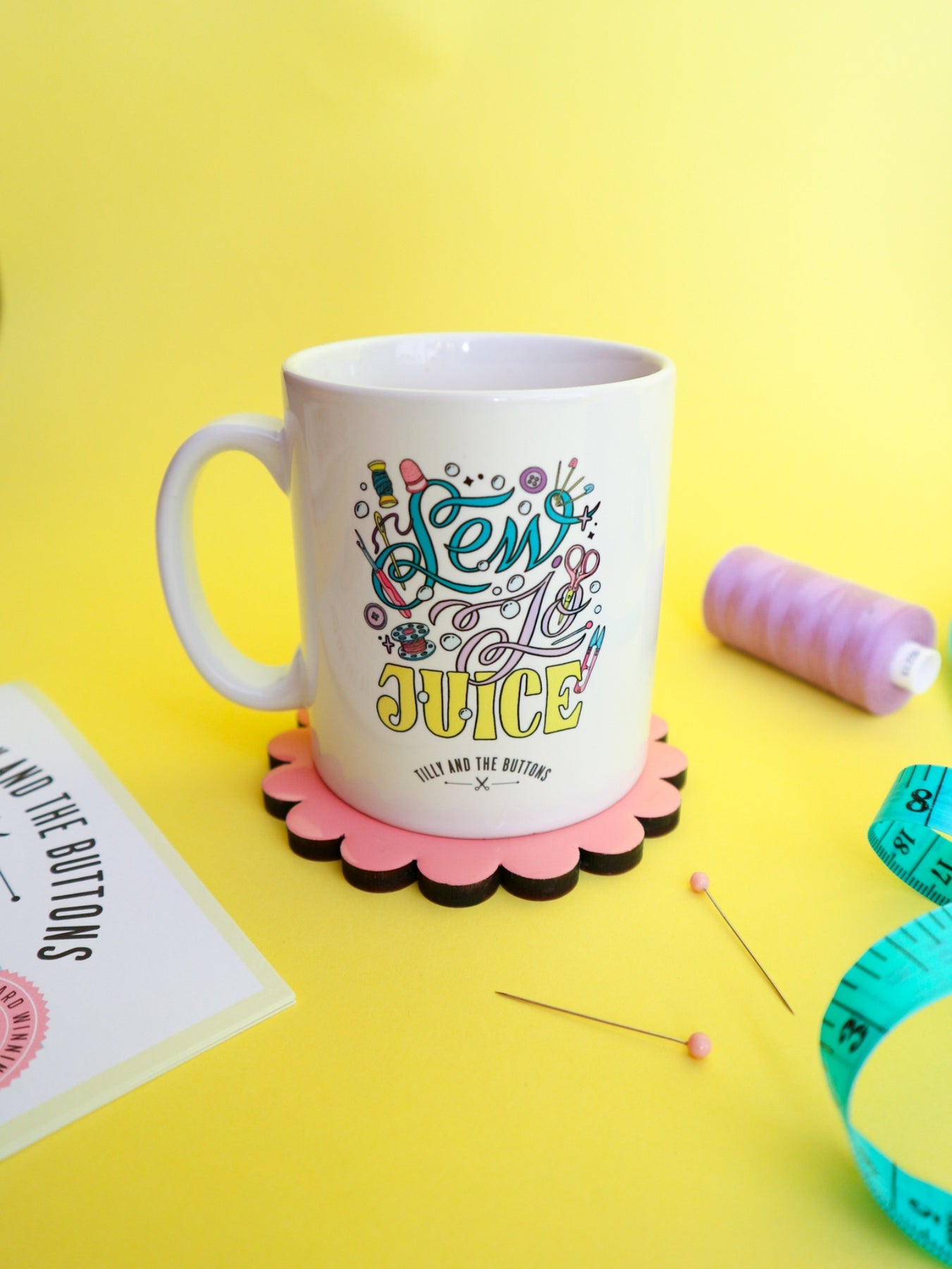 Sew-Jo Juice Mug by Tilly and the Buttons