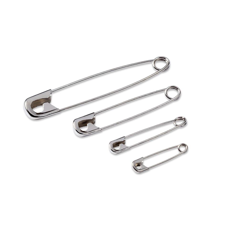 Steel safety pins for universal use