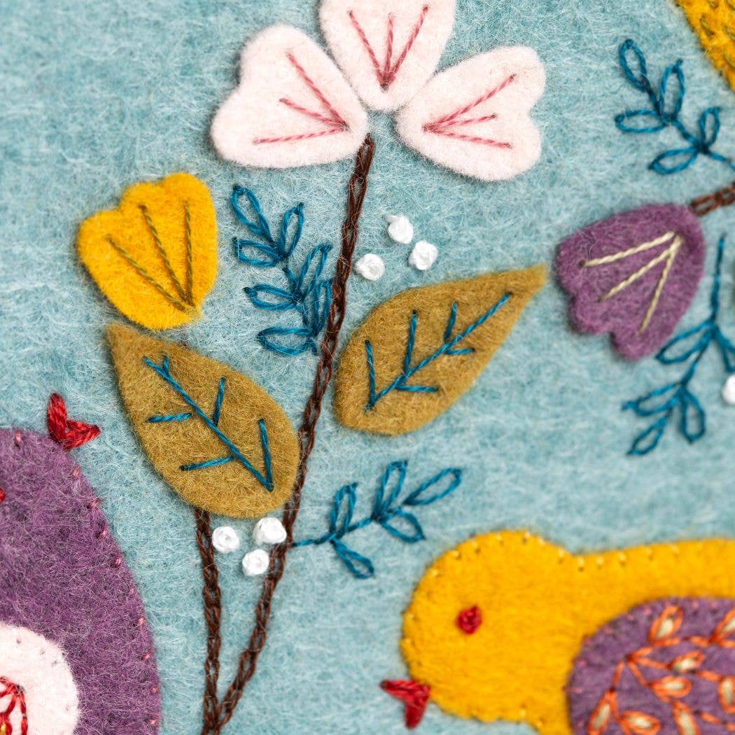 Dawn Chorus Appliqué Hoop Craft Kit