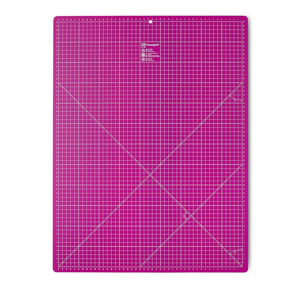 Pink Cutting mat cm/inch divisions 45x60cm