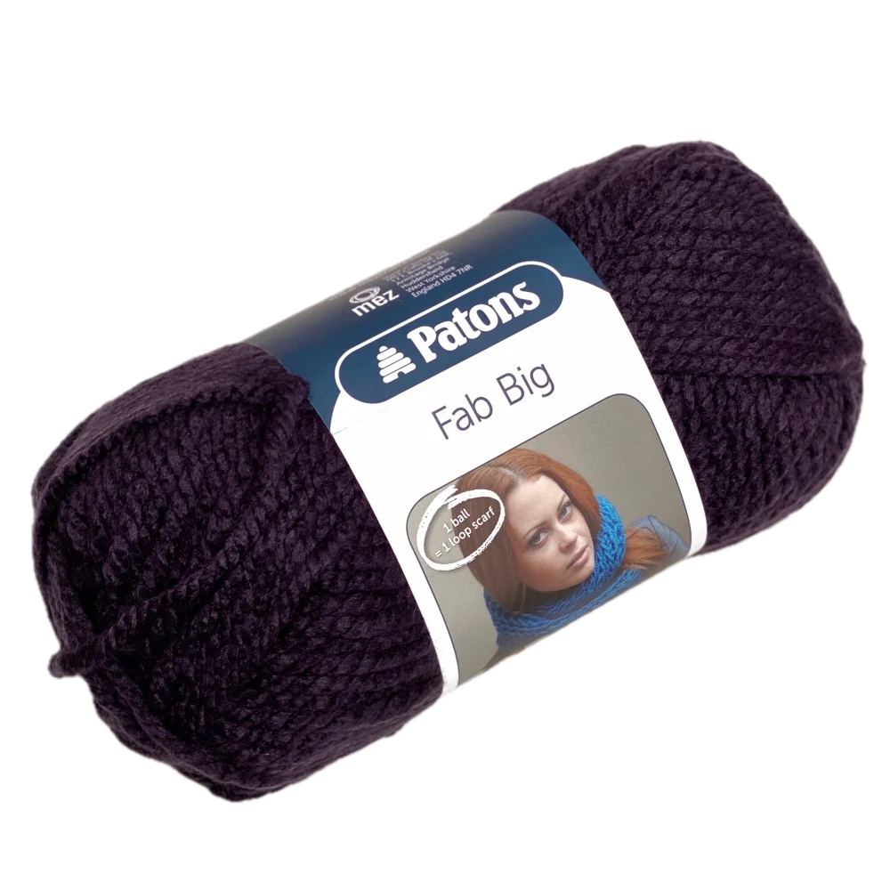 Patons Fab Big Super Chunky - Dark Purple